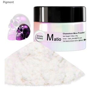 CRAFT SUPPLIES lot of holographic irridescent mica power